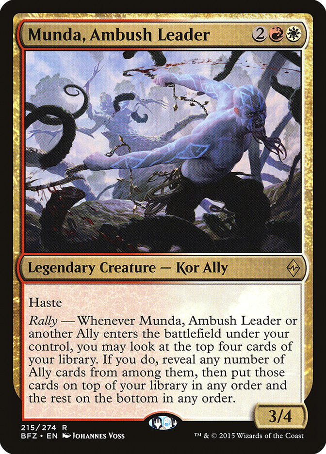 Munda, Ambush Leader [Battle for Zendikar] | I Want That Stuff Brandon