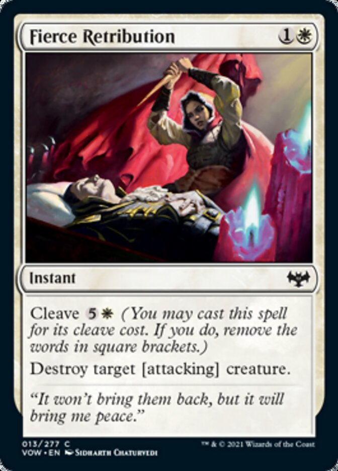 Fierce Retribution [Innistrad: Crimson Vow] | I Want That Stuff Brandon