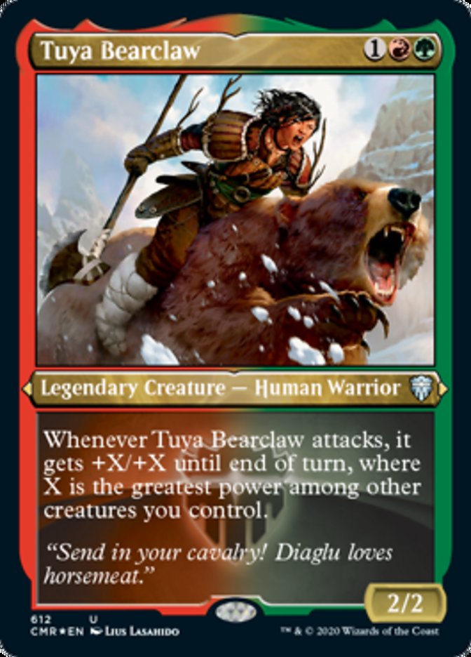 Tuya Bearclaw (Etched) [Commander Legends] | I Want That Stuff Brandon