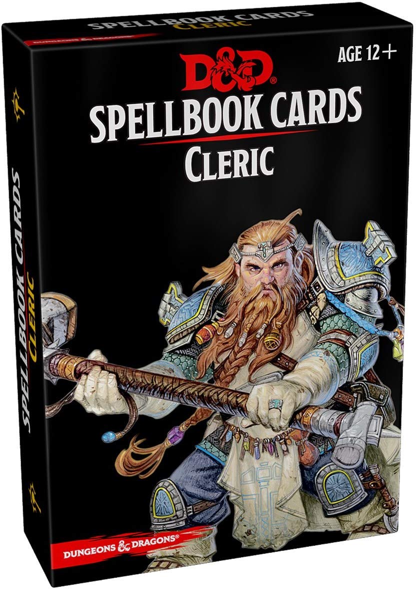 Spellbook Cards: Cleric | I Want That Stuff Brandon