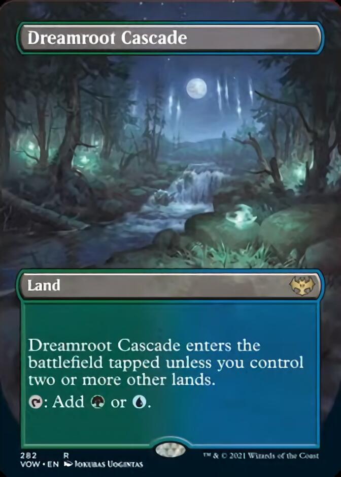 Dreamroot Cascade (Borderless Alternate Art) [Innistrad: Crimson Vow] | I Want That Stuff Brandon