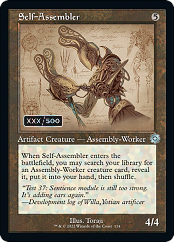 Self-Assembler (Retro Schematic) (Serialized) [The Brothers' War Retro Artifacts] | I Want That Stuff Brandon