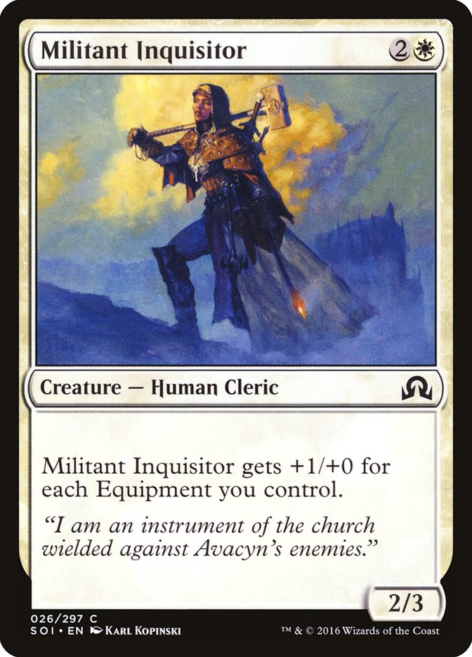 Militant Inquisitor [Shadows over Innistrad] | I Want That Stuff Brandon