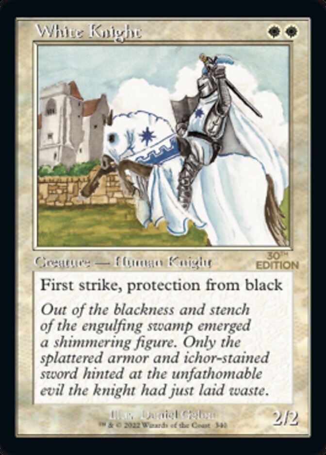 White Knight (Retro) [30th Anniversary Edition] | I Want That Stuff Brandon
