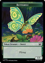 Butterfly // City's Blessing Double-Sided Token [March of the Machine Commander Tokens] | I Want That Stuff Brandon