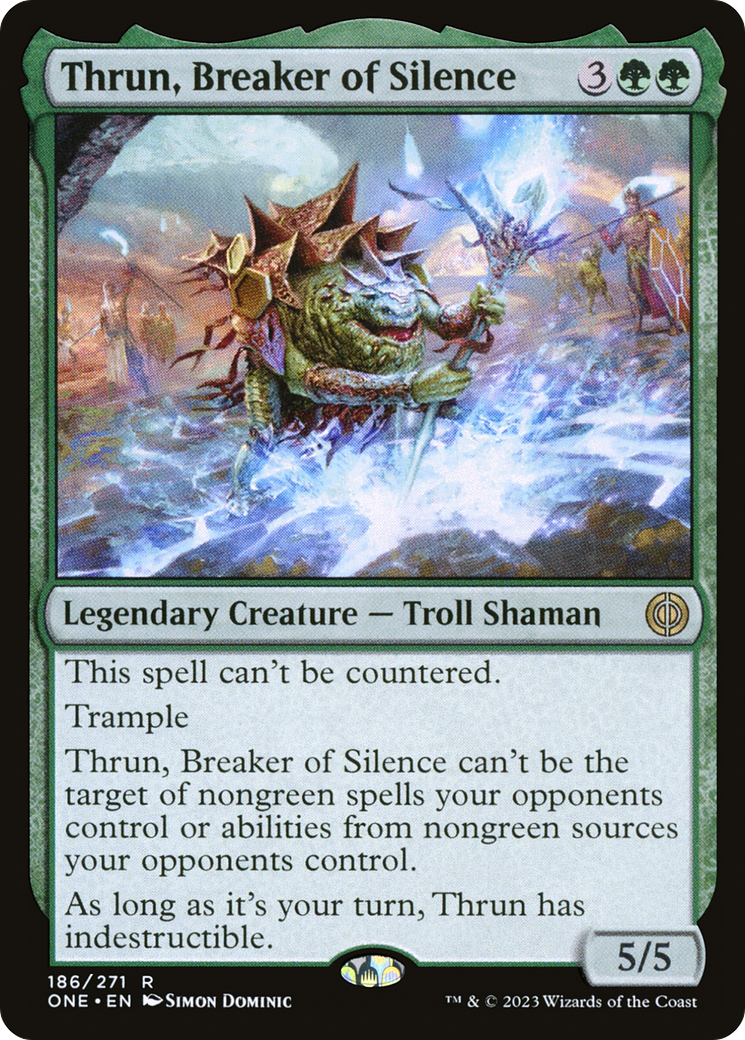 Thrun, Breaker of Silence [Phyrexia: All Will Be One] | I Want That Stuff Brandon