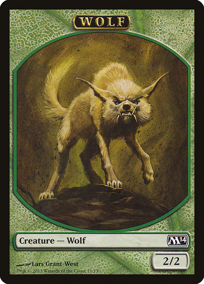 Wolf Token [Magic 2014 Tokens] | I Want That Stuff Brandon