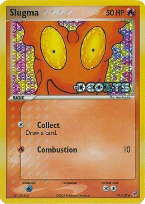 Slugma (74/107) (Stamped) [EX: Deoxys] | I Want That Stuff Brandon