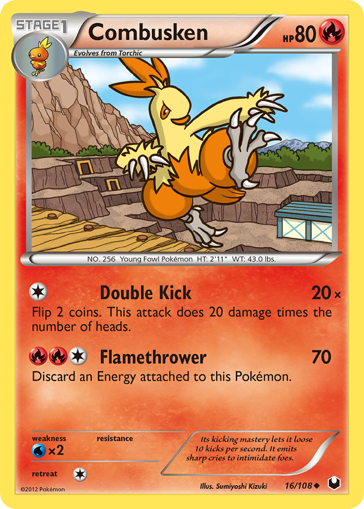 Combusken (16/108) [Black & White: Dark Explorers] | I Want That Stuff Brandon