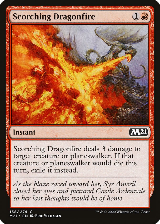 Scorching Dragonfire [Core Set 2021] | I Want That Stuff Brandon