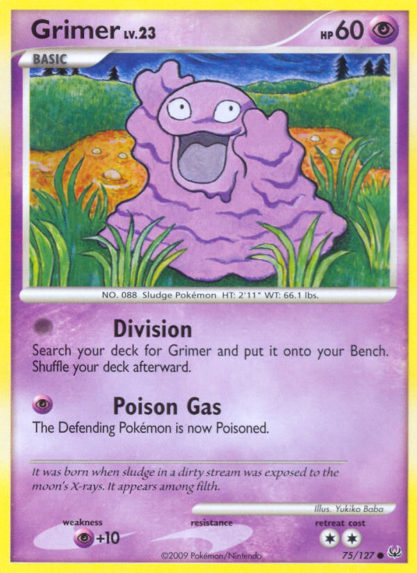 Grimer (75/127) [Platinum: Base Set] | I Want That Stuff Brandon