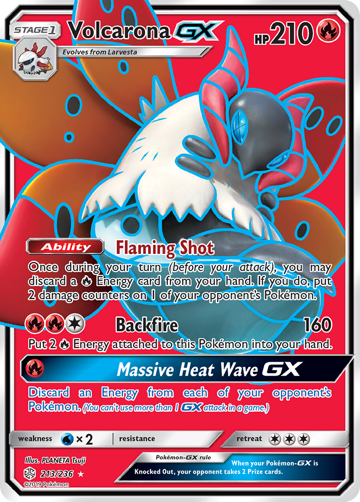 Volcarona GX (213/236) [Sun & Moon: Cosmic Eclipse] | I Want That Stuff Brandon