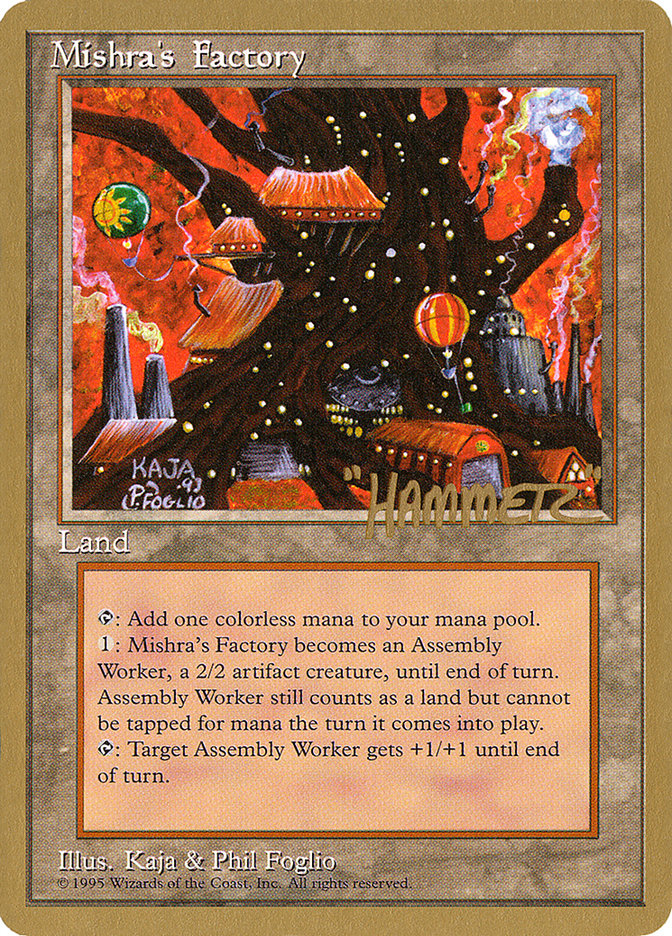 Mishra's Factory (Shawn "Hammer" Regnier) [Pro Tour Collector Set] | I Want That Stuff Brandon