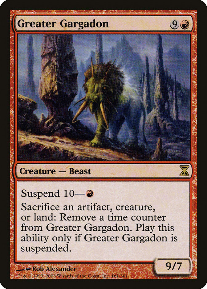 Greater Gargadon [Time Spiral] | I Want That Stuff Brandon