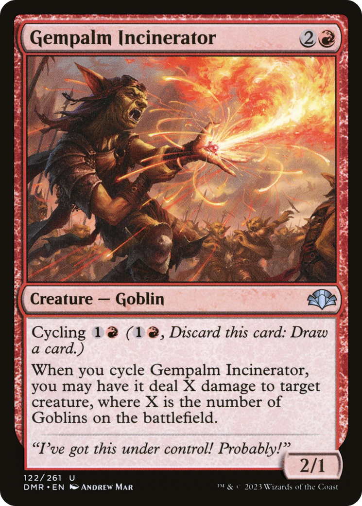 Gempalm Incinerator [Dominaria Remastered] | I Want That Stuff Brandon