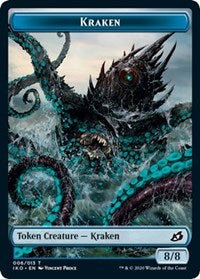 Kraken // Human Soldier (005) Double-Sided Token [Ikoria: Lair of Behemoths Tokens] | I Want That Stuff Brandon