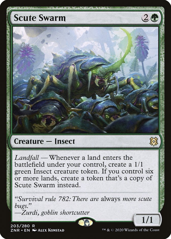 Scute Swarm [Zendikar Rising] | I Want That Stuff Brandon