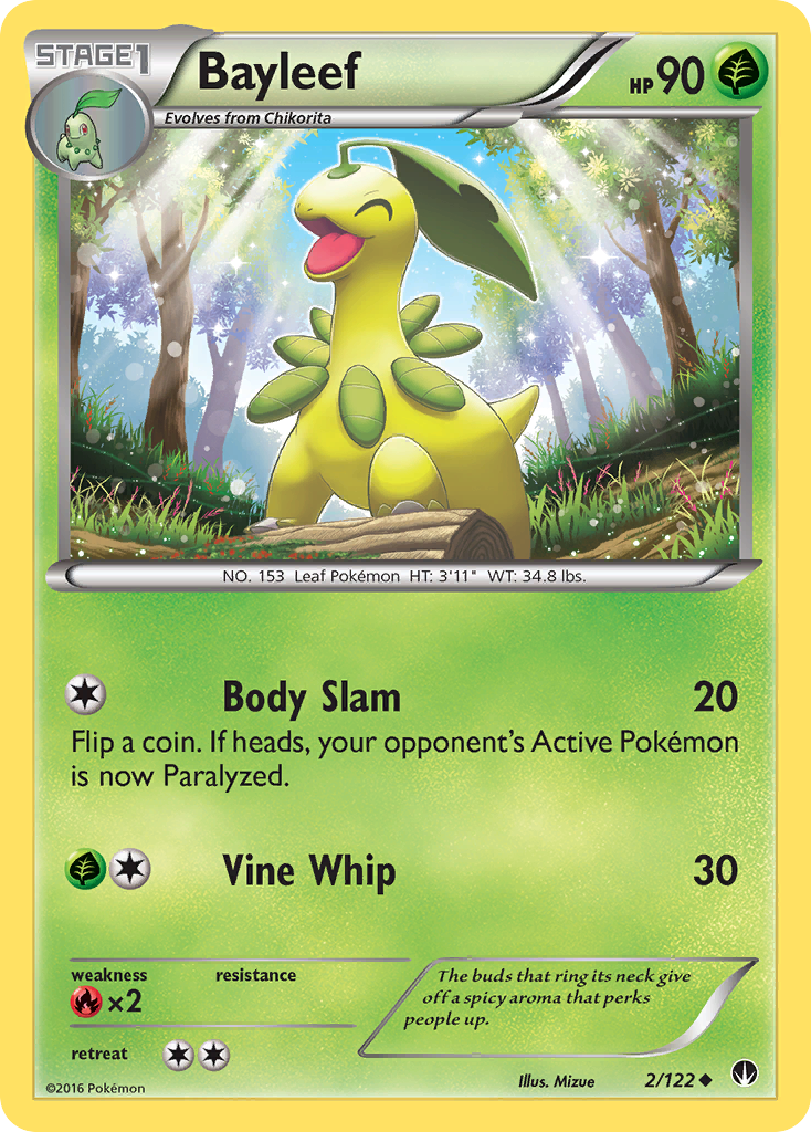 Bayleef (2/122) [XY: BREAKpoint] | I Want That Stuff Brandon