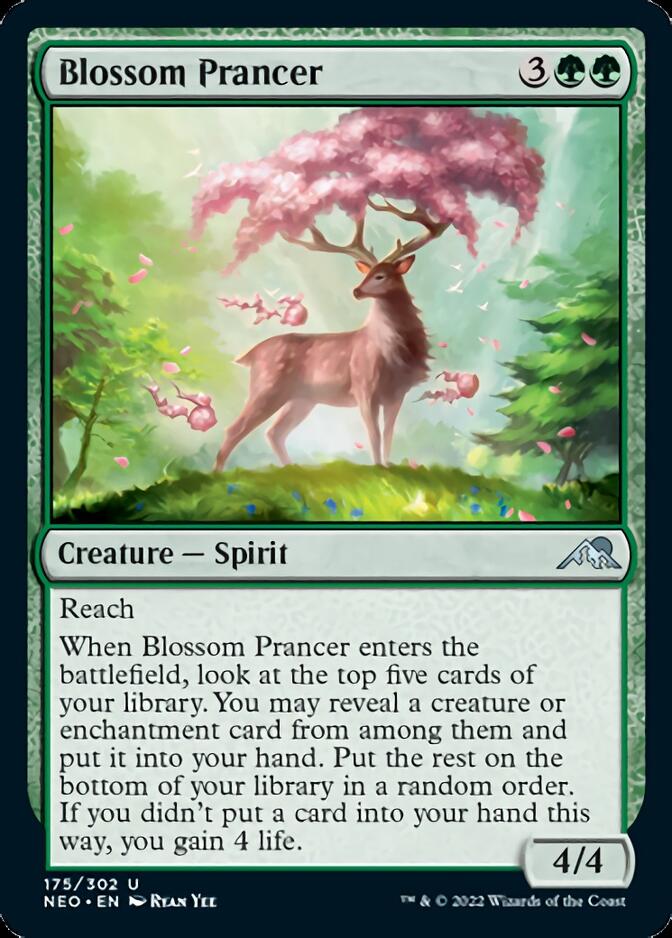 Blossom Prancer [Kamigawa: Neon Dynasty] | I Want That Stuff Brandon