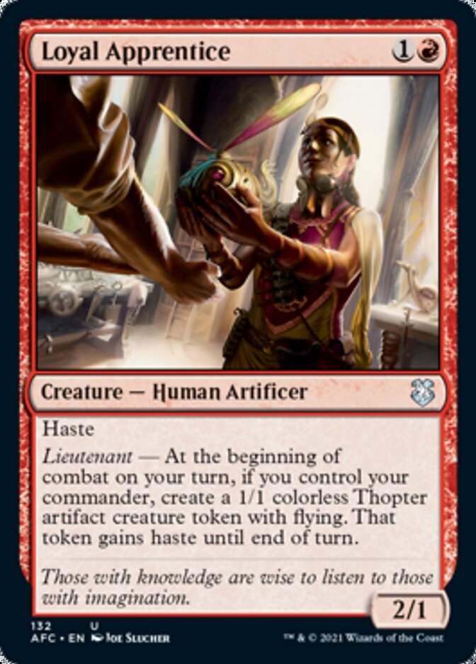 Loyal Apprentice [Dungeons & Dragons: Adventures in the Forgotten Realms Commander] | I Want That Stuff Brandon