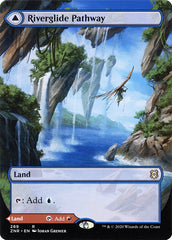 Riverglide Pathway // Lavaglide Pathway (Borderless Alternate Art) [Zendikar Rising] | I Want That Stuff Brandon