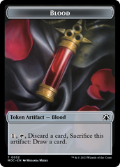 Blood // Shapeshifter Double-Sided Token [March of the Machine Commander Tokens] | I Want That Stuff Brandon