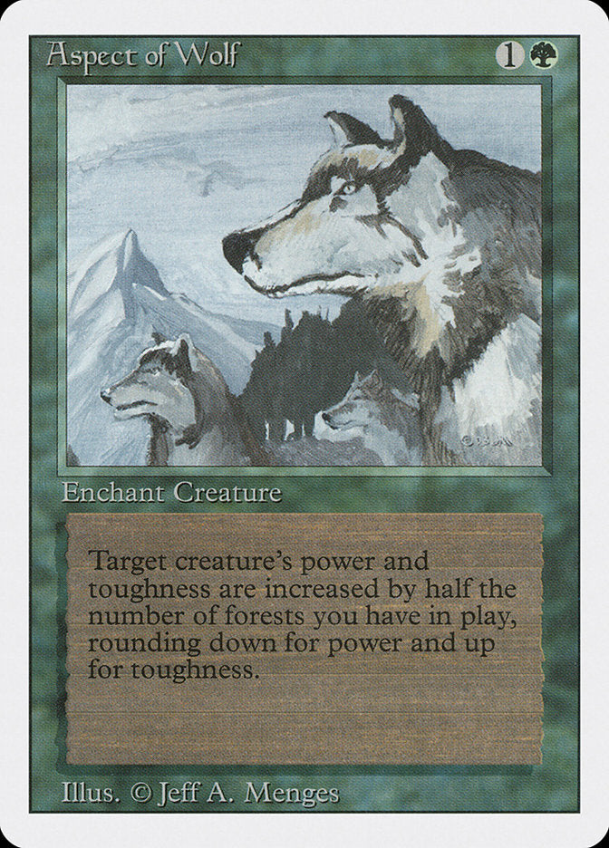 Aspect of Wolf [Revised Edition] | I Want That Stuff Brandon