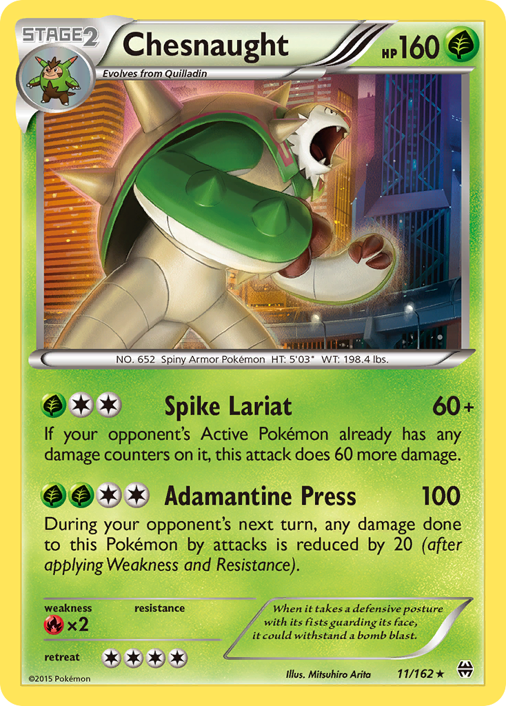 Chesnaught (11/162) [XY: BREAKthrough] | I Want That Stuff Brandon