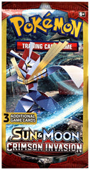Sun & Moon: Crimson Invasion - 3-Card Booster Pack | I Want That Stuff Brandon