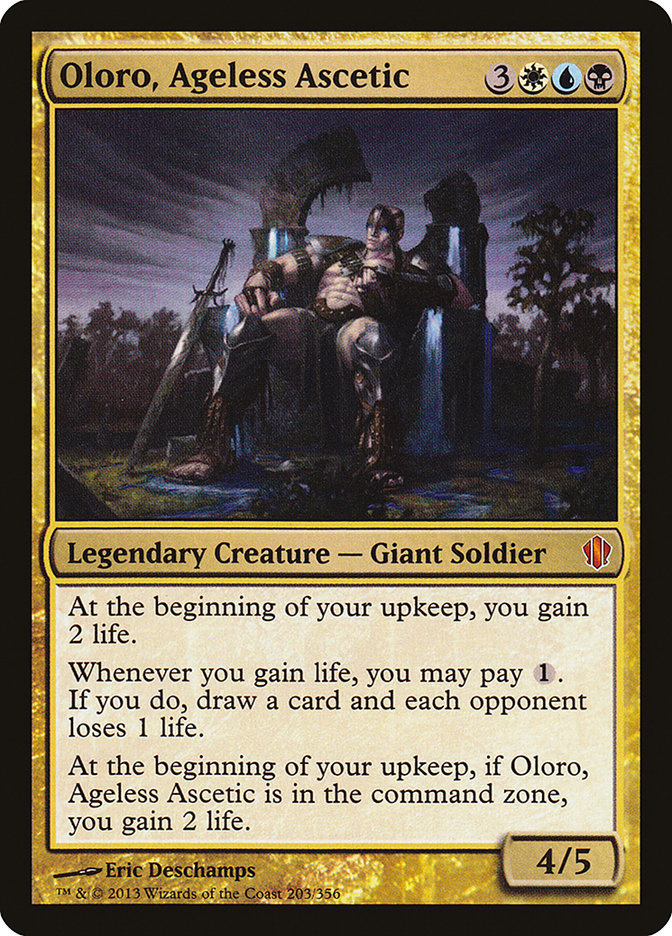 Oloro, Ageless Ascetic [Commander 2013] | I Want That Stuff Brandon