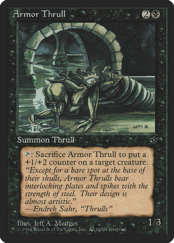 Armor Thrull (Jeff A. Menges) [Fallen Empires] | I Want That Stuff Brandon