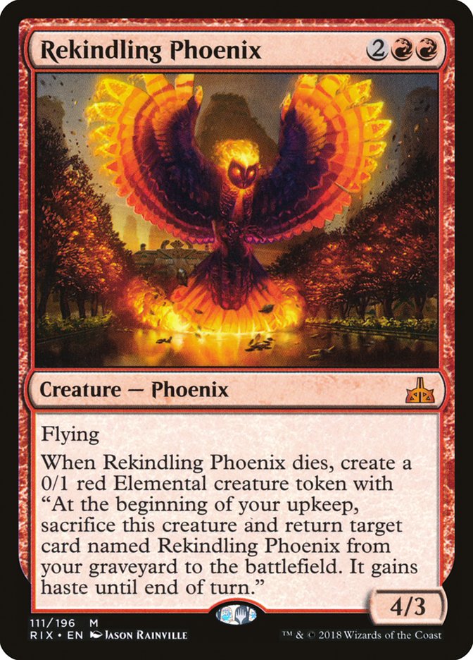 Rekindling Phoenix [Rivals of Ixalan] | I Want That Stuff Brandon