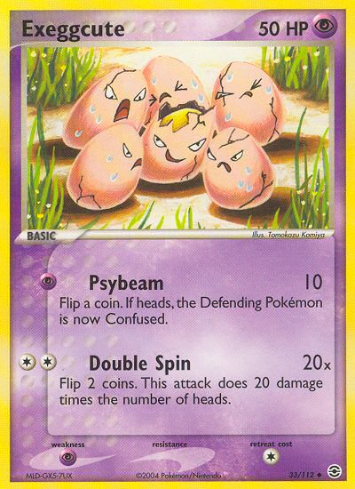 Exeggcute (33/112) [EX: FireRed & LeafGreen] | I Want That Stuff Brandon