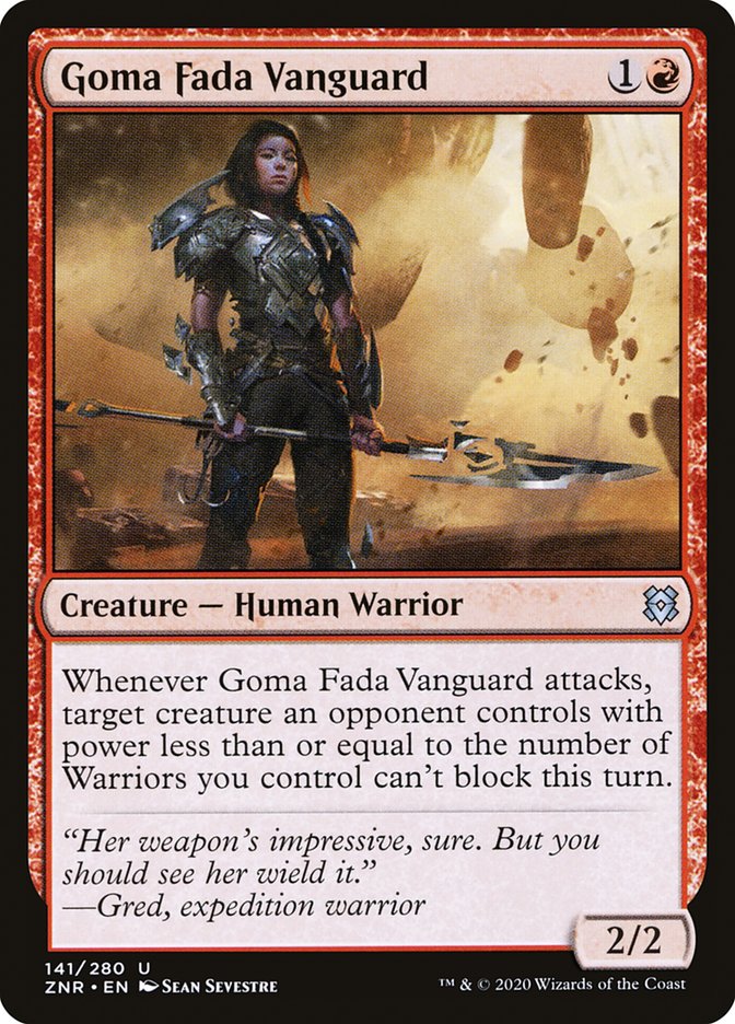 Goma Fada Vanguard [Zendikar Rising] | I Want That Stuff Brandon