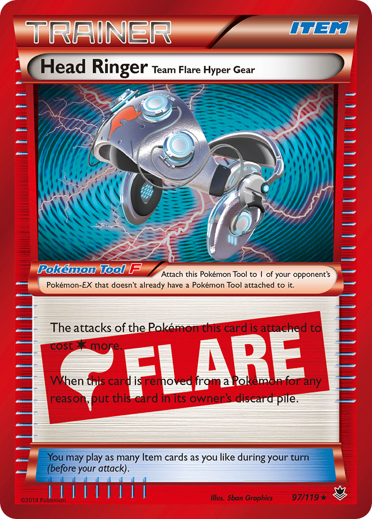 Head Ringer Team Flare Hyper Gear (97/119) [XY: Phantom Forces] | I Want That Stuff Brandon