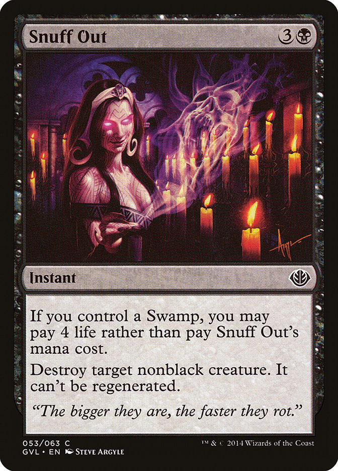 Snuff Out (Garruk vs. Liliana) [Duel Decks Anthology] | I Want That Stuff Brandon