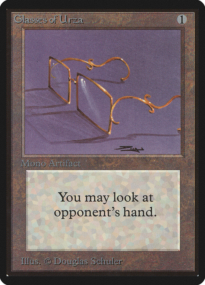 Glasses of Urza [Beta Edition] | I Want That Stuff Brandon