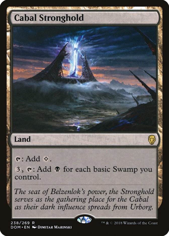 Cabal Stronghold [Dominaria] | I Want That Stuff Brandon