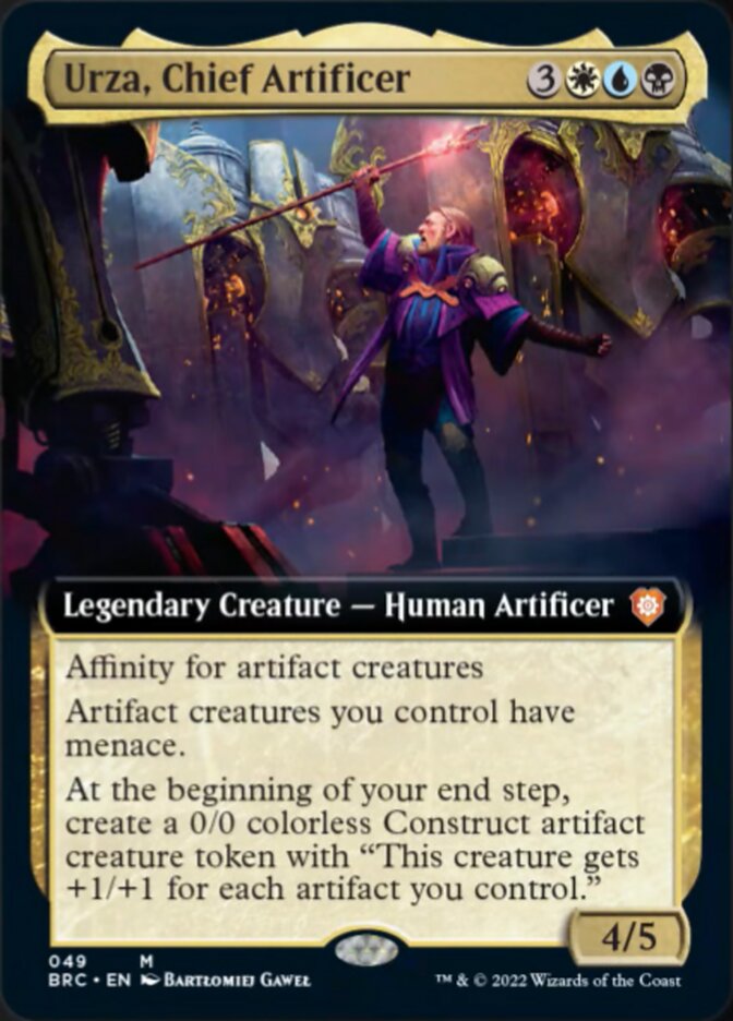 Urza, Chief Artificer (Extended Art) [The Brothers' War Commander] | I Want That Stuff Brandon