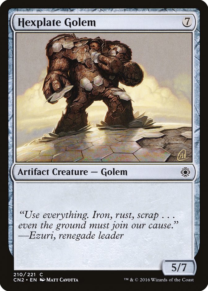 Hexplate Golem [Conspiracy: Take the Crown] | I Want That Stuff Brandon