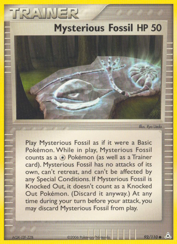 Mysterious Fossil (92/110) [EX: Holon Phantoms] | I Want That Stuff Brandon