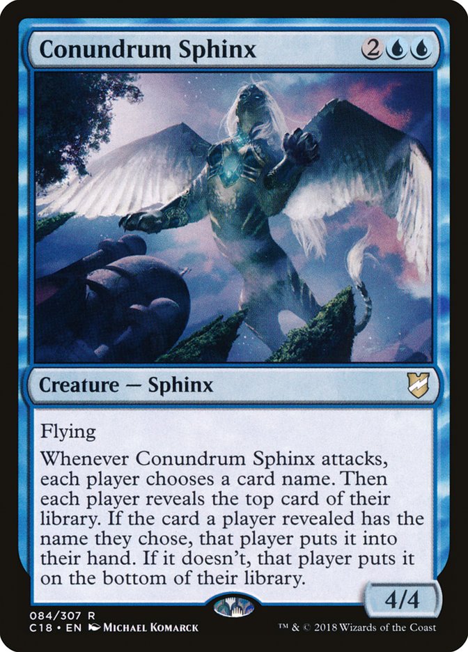 Conundrum Sphinx [Commander 2018] | I Want That Stuff Brandon