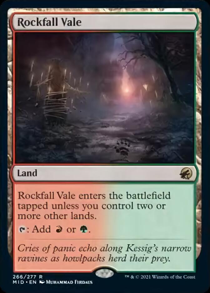 Rockfall Vale [Innistrad: Midnight Hunt] | I Want That Stuff Brandon