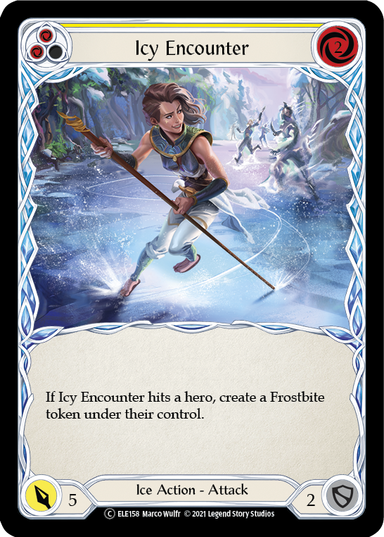 Icy Encounter (Yellow) [U-ELE158] Unlimited Normal | I Want That Stuff Brandon