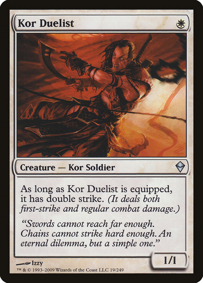 Kor Duelist [Zendikar] | I Want That Stuff Brandon