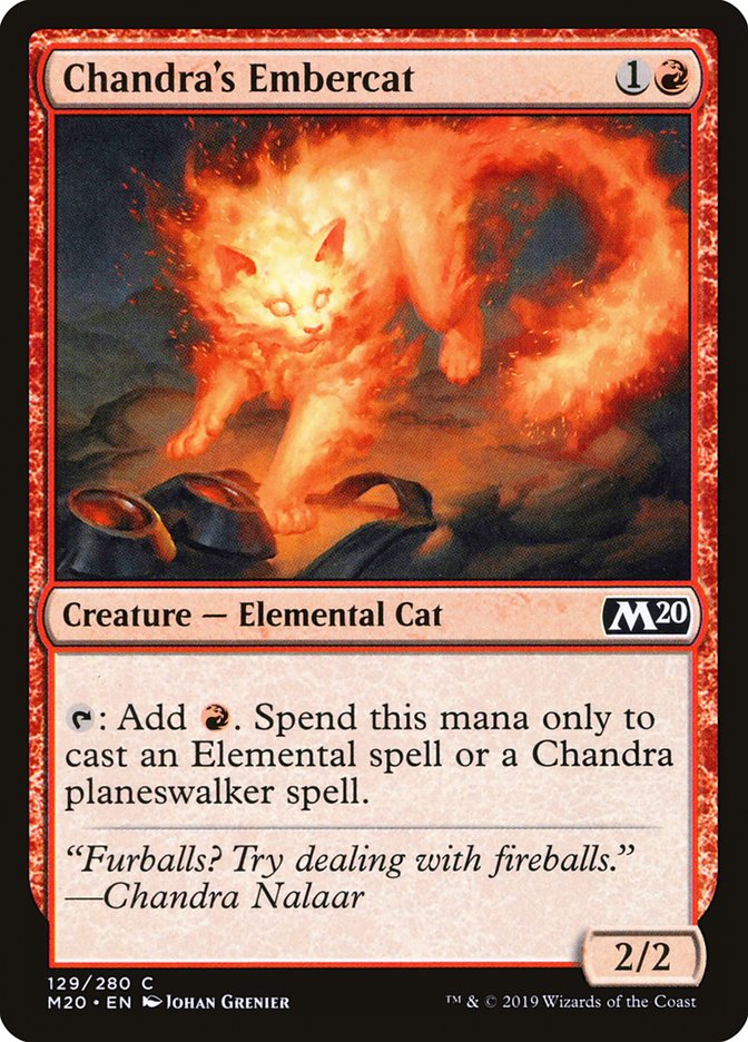 Chandra's Embercat [Core Set 2020] | I Want That Stuff Brandon