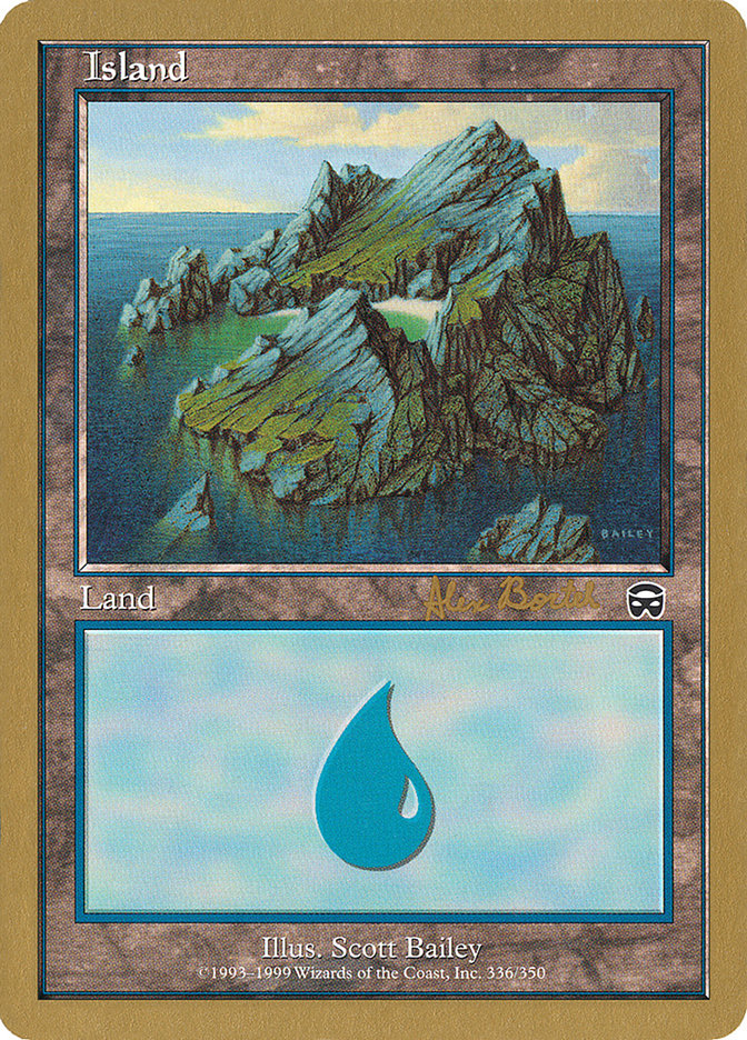 Island (ab336) (Alex Borteh) [World Championship Decks 2001] | I Want That Stuff Brandon