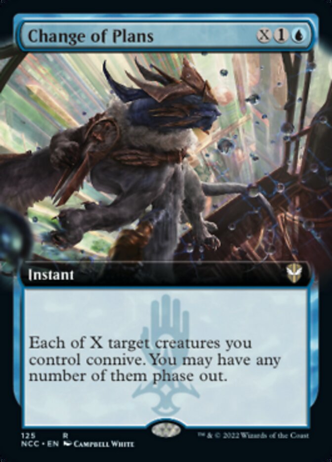 Change of Plans (Extended Art) [Streets of New Capenna Commander] | I Want That Stuff Brandon