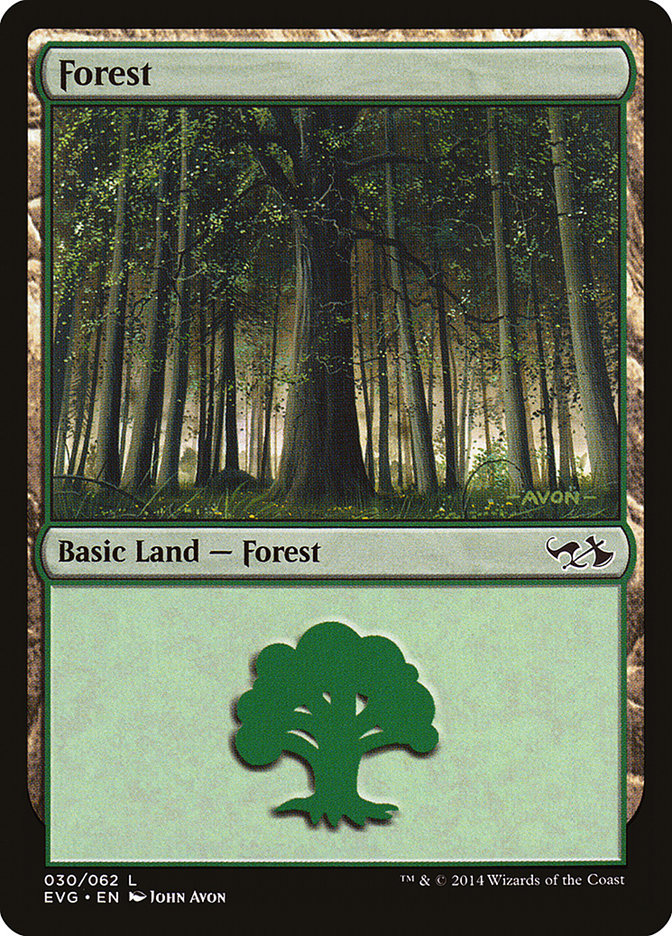 Forest (30) (Elves vs. Goblins) [Duel Decks Anthology] | I Want That Stuff Brandon