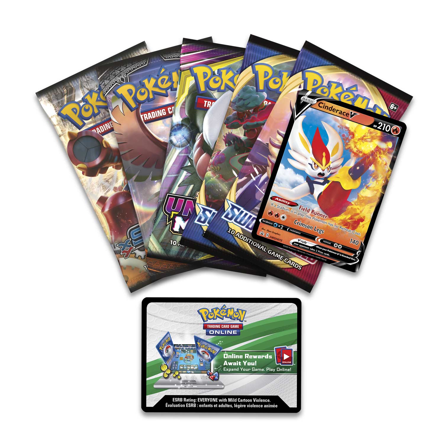 Sword & Shield - Galar Partners Collector's Tin (Cinderace V) | I Want That Stuff Brandon